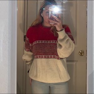 red & white sweater❗️❕❗️